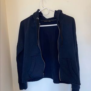 Abercrombie & Fitch XS blue cropped sweatshirt